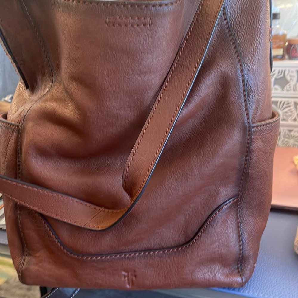 Frye leather bag!!
